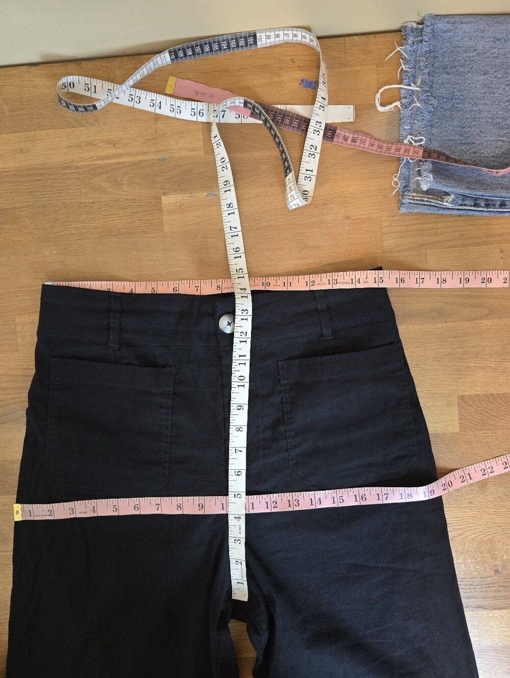 Maeve Colette High-Rise Wide-Leg Pants in Magic Fabric 31 Coastal - Picture 11 of 13
